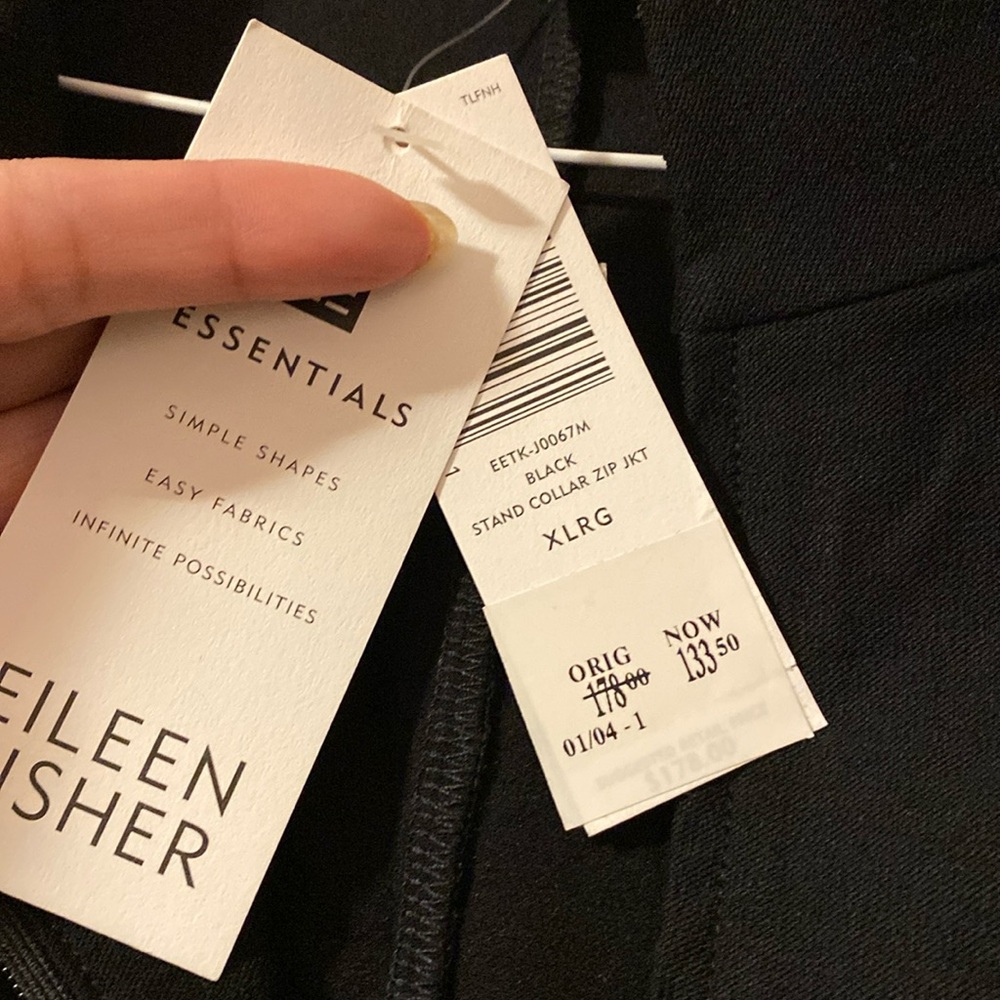 Eileen Fisher black jacket size XL